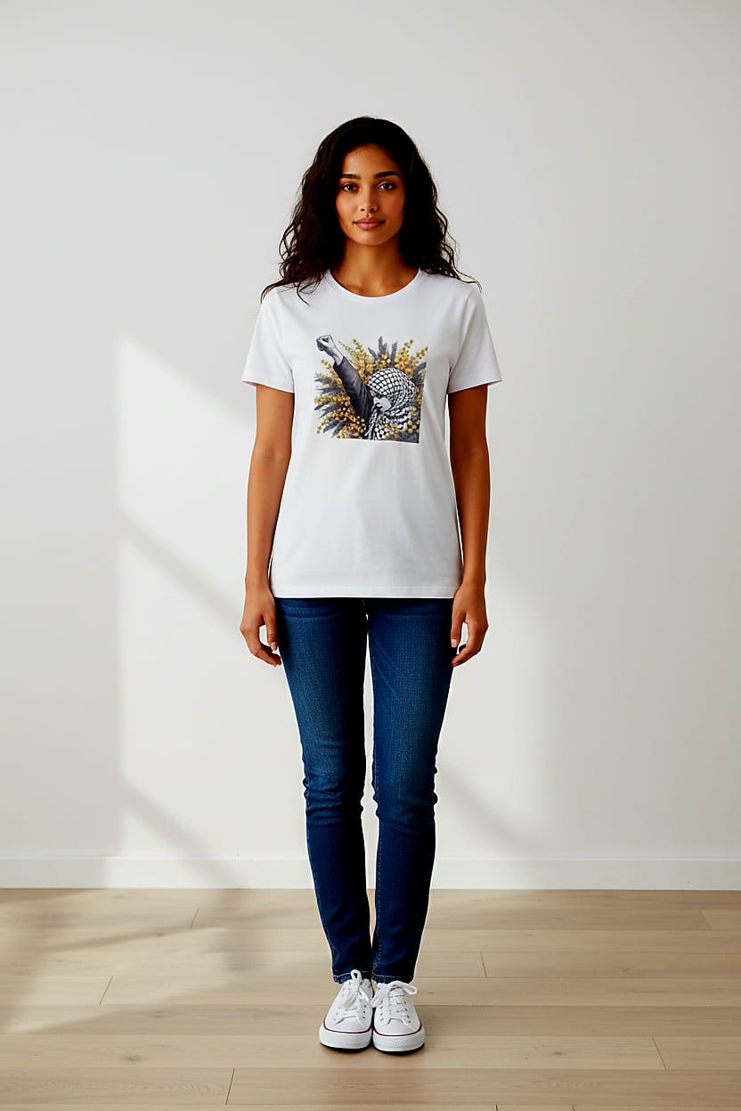 Camiseta Mujer Puño en Alto