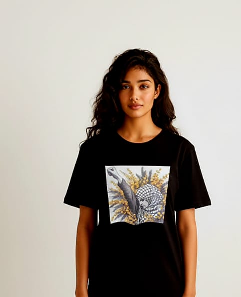 Camiseta Mujer Puño en Alto